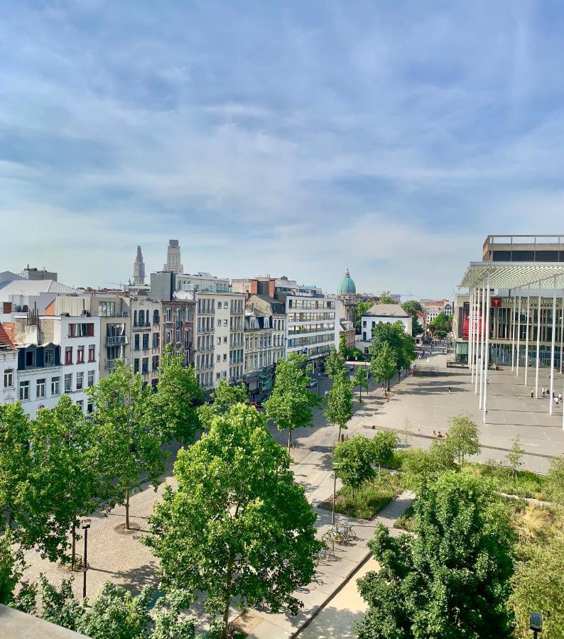 Sleep Inn - Black And Gold Loft Antwerp Cityview Buitenkant foto